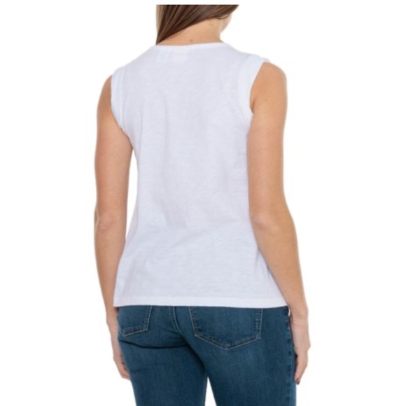 C&C California Sleeveless Scoop Neck Shirt - Picture 2 of 6